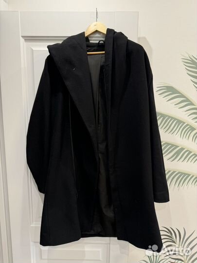 Пальто мужское черное reserved