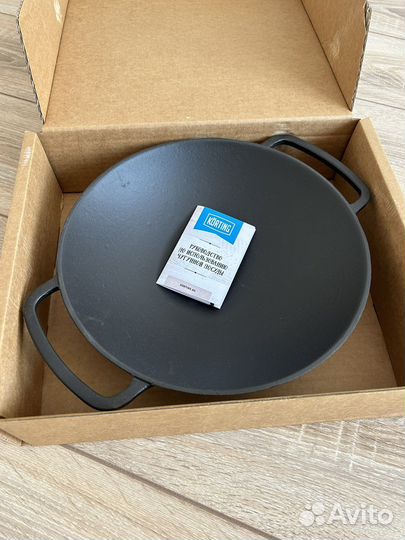 Чугунная сковорода вок