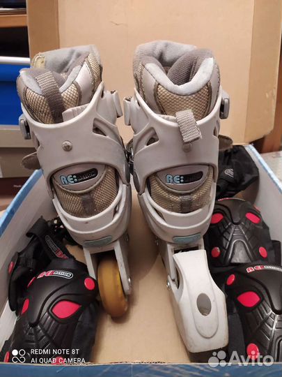 Роликовые коньки детские раздвижные