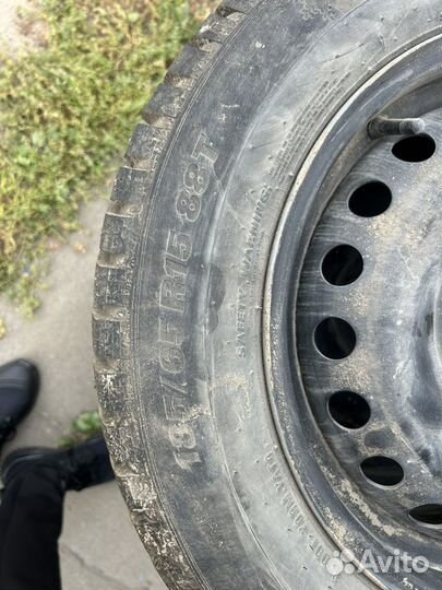 Зимняя резина на дисках 185/65r15 рио солярис