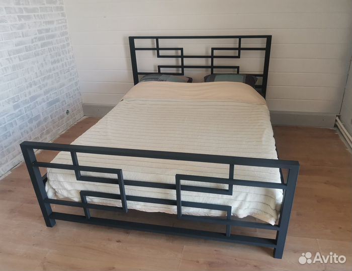 Кровать в стиле «лофт» металлическая