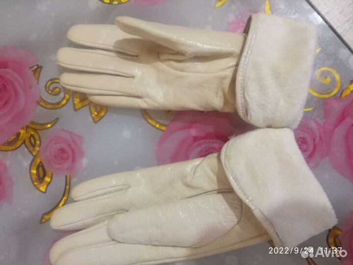 Перчатки женские длинные