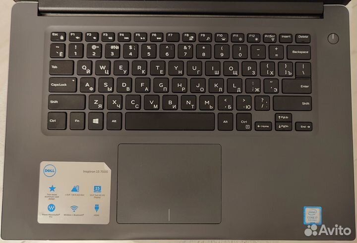 Ультрабук Dell Inspiron, Intel i7 1.99GHz,16GB RAM
