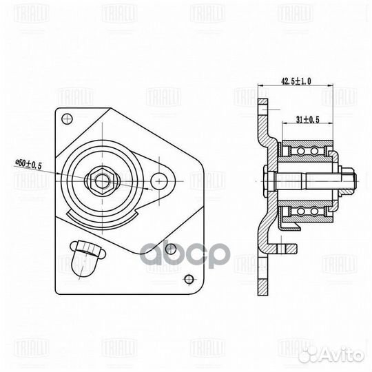 Ролик грм для а/м Renault Laguna II (01) 1.9d