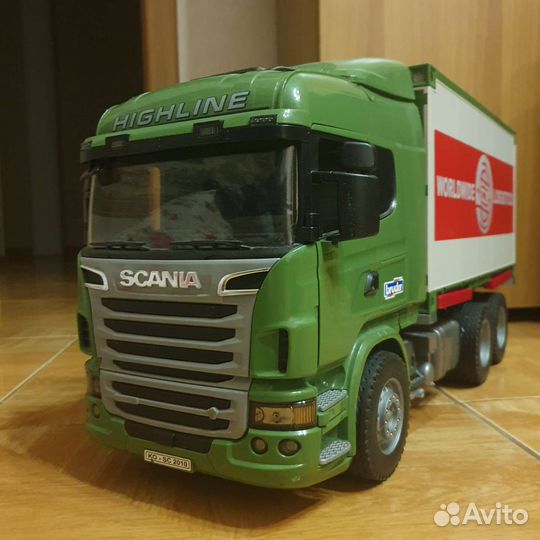 Машина bruder тягач 53см