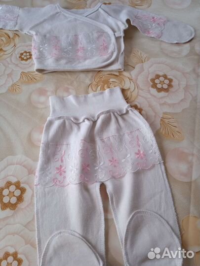 Костюм на выписку для девочки