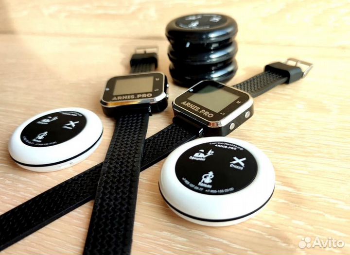 Кнопка вызова персонала, официанта, часы-пейджер