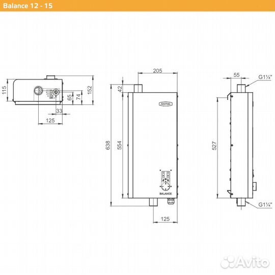 Электрокотел zota Balance 12