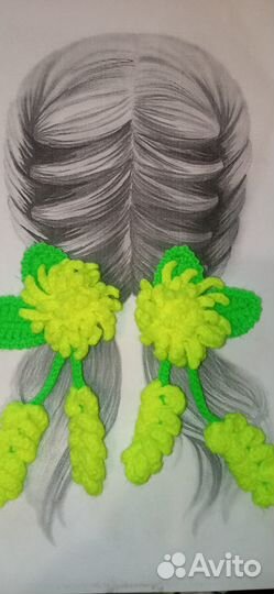 Резинки для волос ручной работы