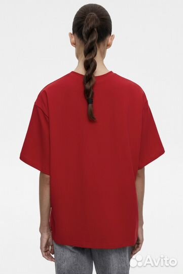 Футболка оверсайз со стразами Charmstore