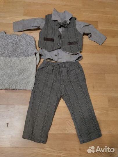 Стильный костюм для мальчика 80-86