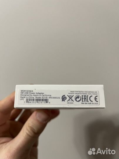 Блок питания Apple USB 5W, новый