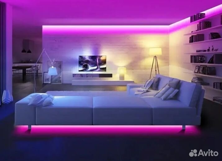 Гибкая неоновая лента 5 метров