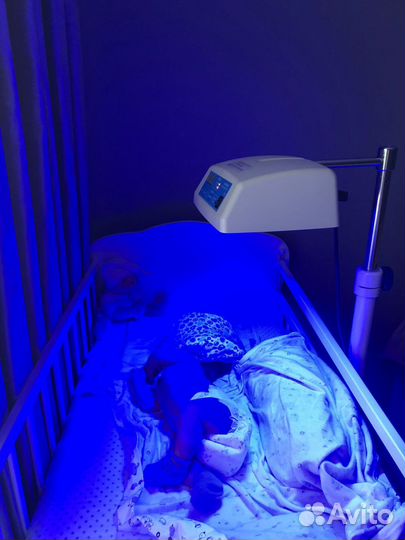 Лампа от желтушки и билитест