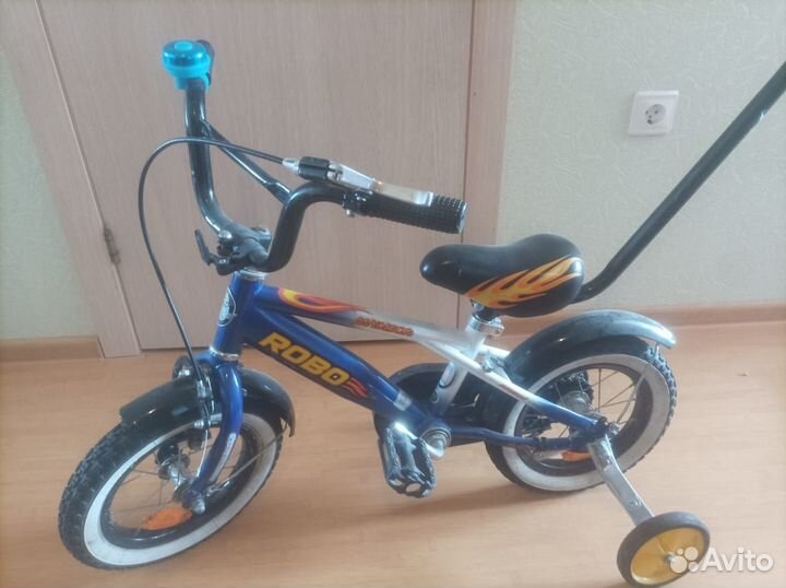 Детский велосипед с ручкой бу