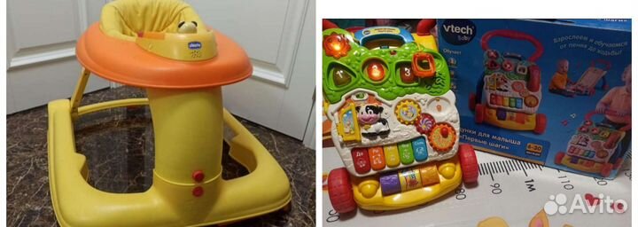 Ходунки chicco 3 в 1 и vtech