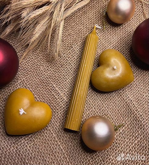 Восковые свечи, чистые, натуральные