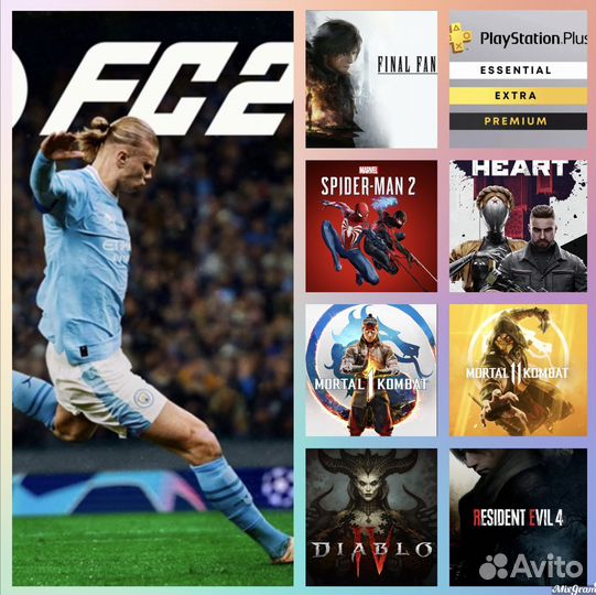 PS store игры и подписки PS4/PS367