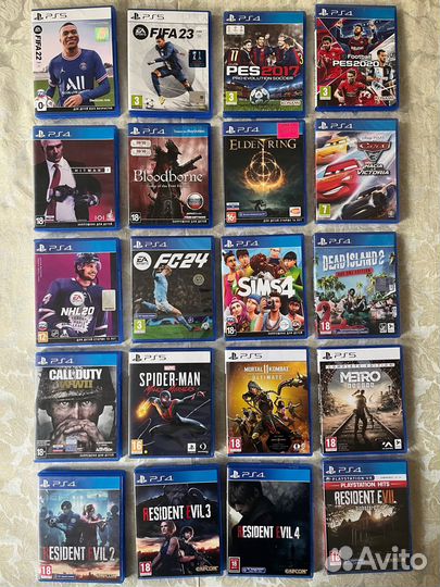 Игровые диски на ps4 и на ps 5