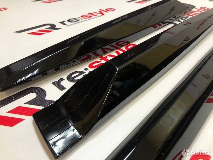 Молдинги Toyota Land Cruiser Prado 150 с18г Черные