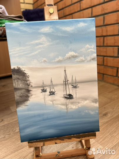 Картина маслом пейзаж 25*35