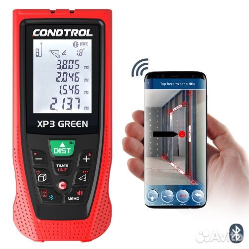 Лазерный дальномер condtrol XP3 Green 120m 1-4-107