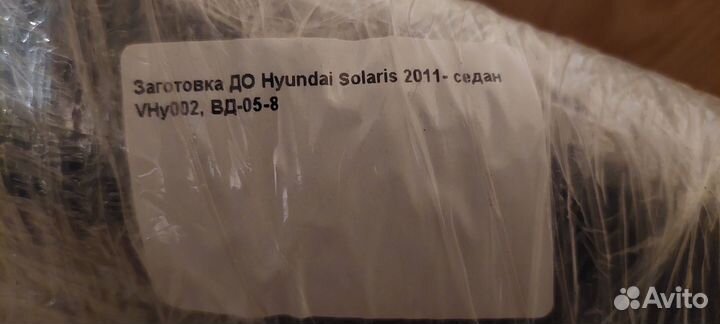 Дефлектор капота ветровики на solaris