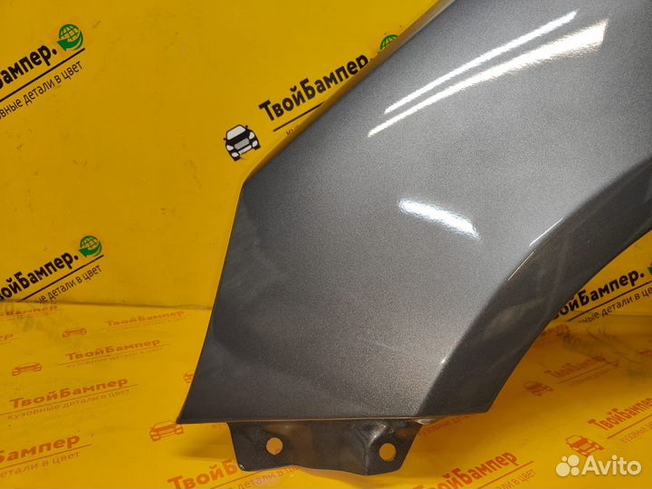 Крыло левое Kia Rio 2011 Серый SAE Россия