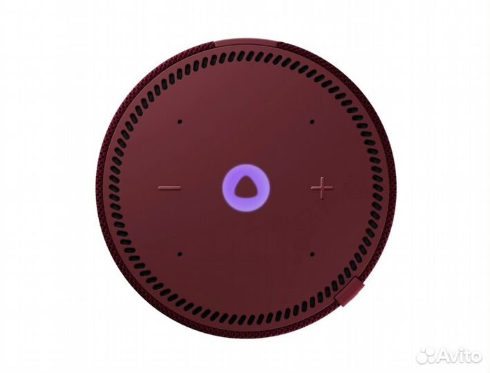 Яндекс Станция Мини с часами красный гранат 10Вт