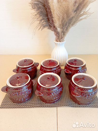 Горшок керамический набор