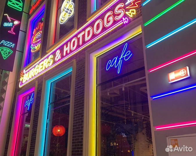 Объемные световые буквы, вывески