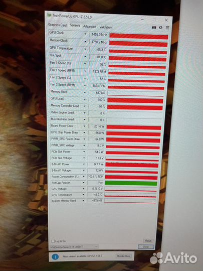 Palit rtx3060ti Dual