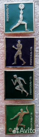 Значки Олимпиада Монреаль 1976 Канада 4 шт