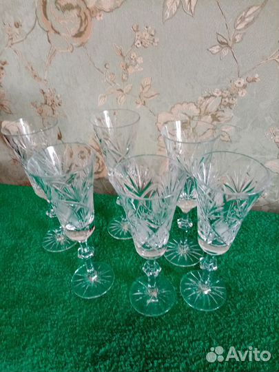 Хрустальные фужеры