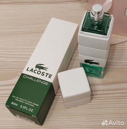 Парфюм Lacoste challenge зеленый