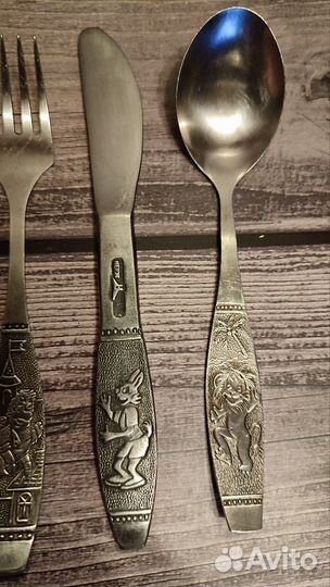 Детский Набор столовых приборов СССР