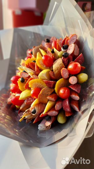 Букет из колбасы