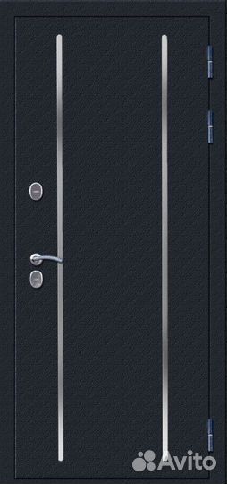 Входная дверь с терморазрывом Гарда Термо серебро