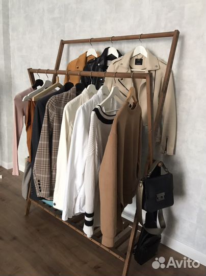 Вешалка напольная деревянная