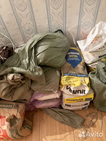 Наливной пол, цемент, песок