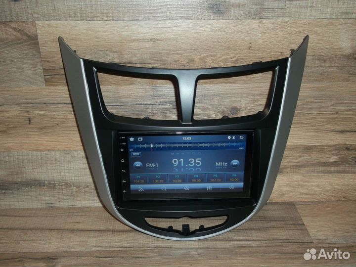 Магнитола 2DIN Hyundai Solaris Android GPS