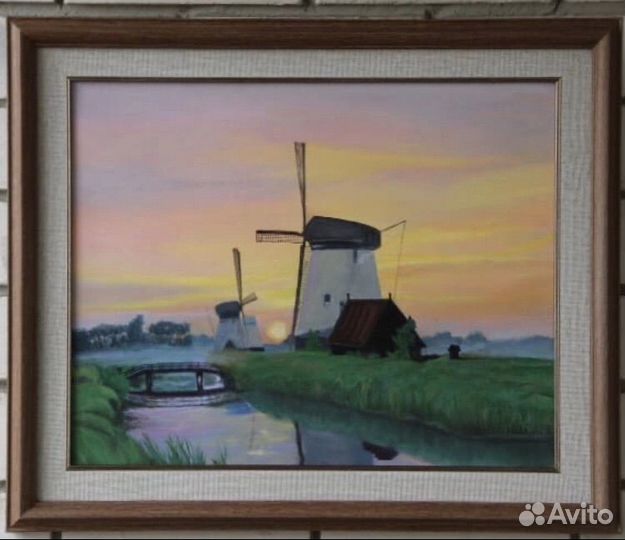 Картина маслом на холсте 