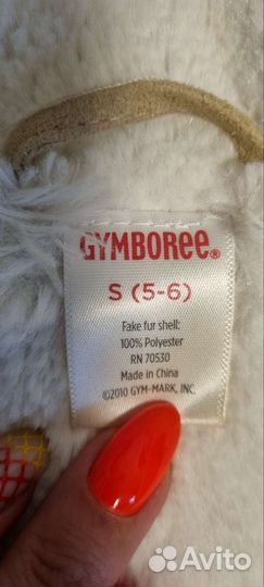 Дубленка натуральная на девочку Gymboree
