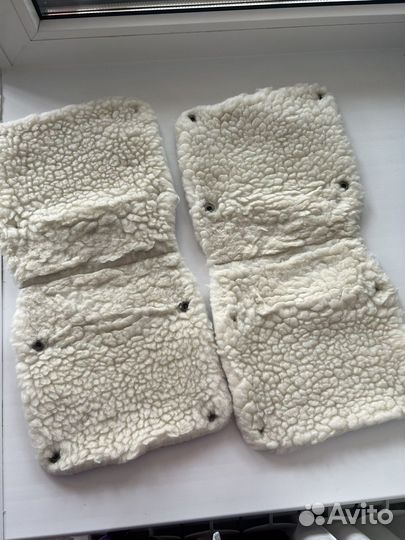 Муфта для рук на коляску, овчина натуральная