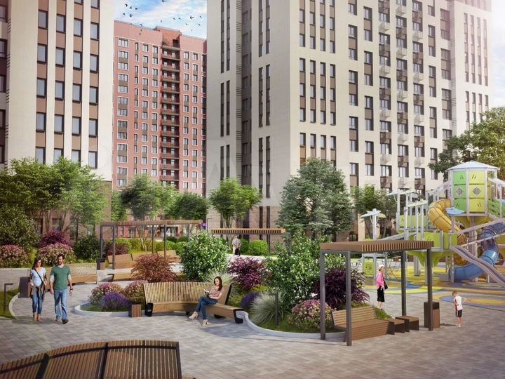 2-к. квартира, 57,7 м², 12/13 эт.