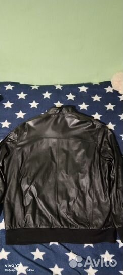 Кожаная куртка мужская 58, 60, 62 размер