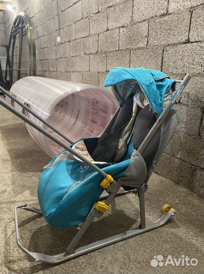 Коляска санки