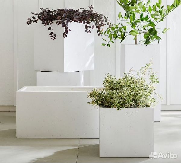 Кашпо и напольные вазы из керамогранита