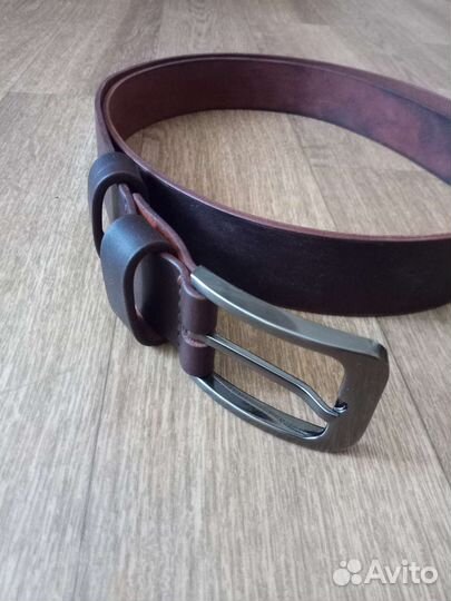 Мужской кожаный ремень ручной работы