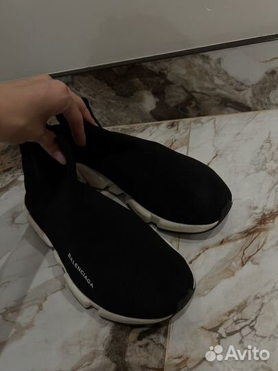 Balenciaga knit trainers текстильные кроссовки